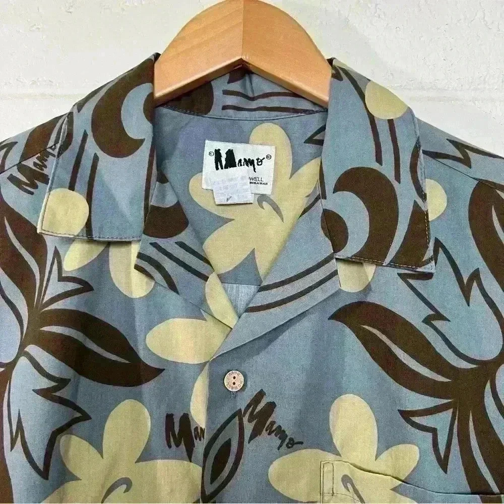 Mamo Howell Vintage Men’s Short Sleeve Shirt-Large - Picture 3 of 5